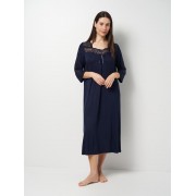 Нічна сорочка Cotpark   2XL,3XL,4XL,5XL темно-синій 13708-В-01